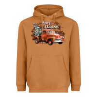 Meerkat merry christmas truck Heavyweight Hoodie - CowGirlArtShop