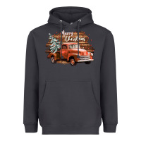 Merry Christmas Truck Heavyweight Hoodie | Teevron