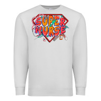 Dove Grey super nurse Premium Sweatshirt - CowGirlArtShop
