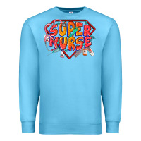 Ocean Blue super nurse Premium Sweatshirt - CowGirlArtShop