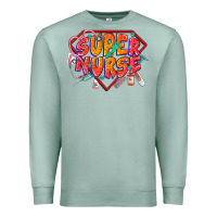 Seafoam super nurse Premium Sweatshirt - CowGirlArtShop