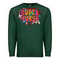 Sports Green super nurse Premium Sweatshirt - CowGirlArtShop