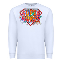 White super nurse Premium Sweatshirt - CowGirlArtShop