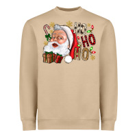 Mushroom Santa Ho Ho Ho With Gift Box Heavyweight Sweatshirt - BundleAndBundleShop