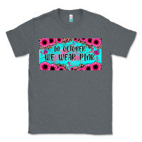 Charcoal Heather in october we wear pink Classic Tee - JahusDesignShop