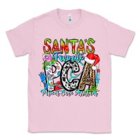 Bubblegum Pink Santas Favorite PCA Patient Care Assistant Classic Tee - CowhideDigitalArt