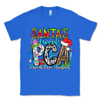 True Royal Santas Favorite PCA Patient Care Assistant Classic Tee - CowhideDigitalArt