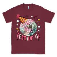 Burgundy festive af Classic Tee - MaliasSmallBusiness