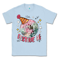 Dusty Blue festive af Classic Tee - MaliasSmallBusiness