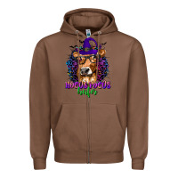 Chestnut Hocus Pocus Heifer with Cow and Halloween Zipper Hoodie - texasbilliewilder
