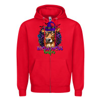 Red Hocus Pocus Heifer with Cow and Halloween Zipper Hoodie - texasbilliewilder