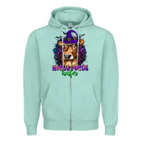 Seafoam Hocus Pocus Heifer with Cow and Halloween Zipper Hoodie - texasbilliewilder
