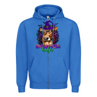 True Royal Hocus Pocus Heifer with Cow and Halloween Zipper Hoodie - texasbilliewilder