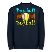 Navy Baseball Mom Softball Heavyweight Sweatshirt - BundleAndBundleShop