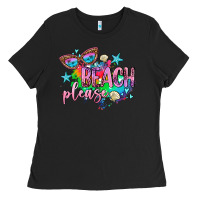 Black beach please Ladies Tee - AdoDesignShop