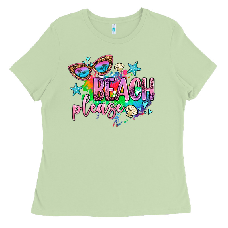 Beach Please Ladies Tee by AdoDesignShop | Teevron
