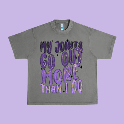 My Joints Go Out More Than ı Do Urban Heavy Tee Designed By Maliassmallbusiness