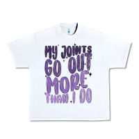 White my joints go out more than ı do Urban Heavy Tee - MaliasSmallBusiness