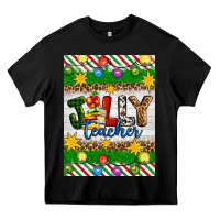 Black Christmas jolly teacher Heavy Core Tee - Artiststas