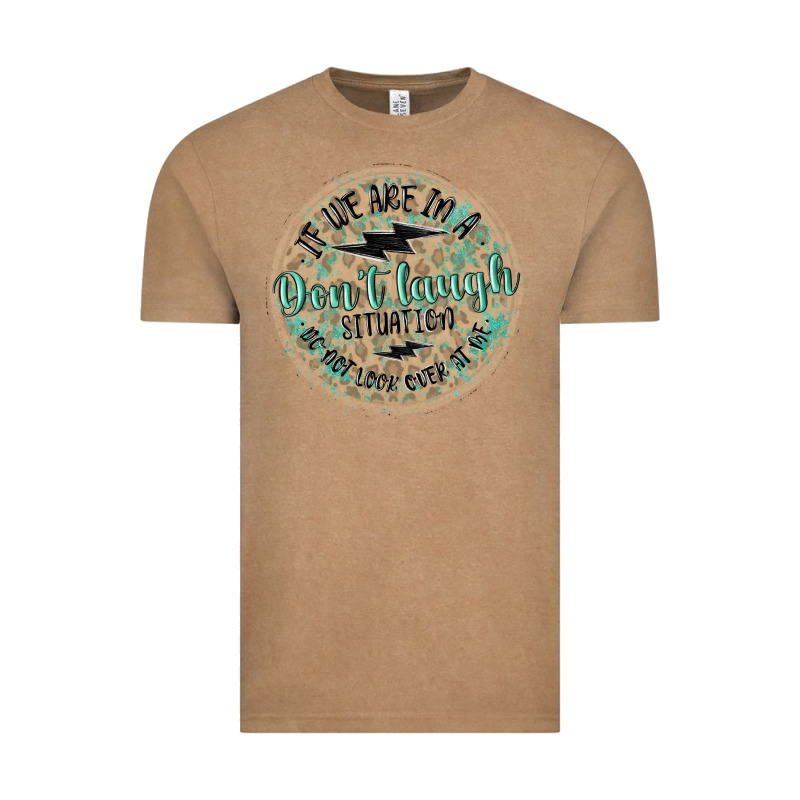 If We Are In A Don't Laugh Situation Vintage Tee by MaliasSmallBusiness | Teevron