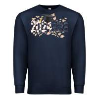 Navy 2024 motivated educated graduated Premium Sweatshirt - CowGirlArtShop