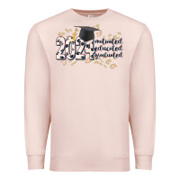 Pale Pink 2024 motivated educated graduated Premium Sweatshirt - CowGirlArtShop