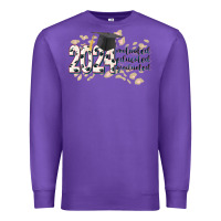 Purple 2024 motivated educated graduated Premium Sweatshirt - CowGirlArtShop