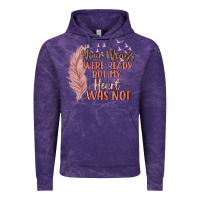 Cloud Purple your wings were ready but my heart was not Vintage Hoodie - MaliasSmallBusiness