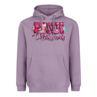 Lavender pink christmas Heavyweight Hoodie - CowGirlArtShop