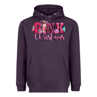 Plum pink christmas Heavyweight Hoodie - CowGirlArtShop