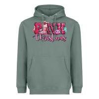 Sage pink christmas Heavyweight Hoodie - CowGirlArtShop