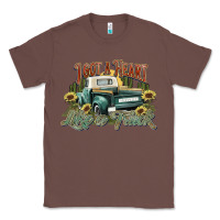 Chestnut i got a heart like a truck western sunflower Classic Tee - NancyCooperArtShop