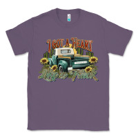 Lavender i got a heart like a truck western sunflower Classic Tee - NancyCooperArtShop