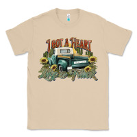 Mushroom i got a heart like a truck western sunflower Classic Tee - NancyCooperArtShop