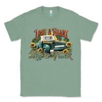 Sage i got a heart like a truck western sunflower Classic Tee - NancyCooperArtShop