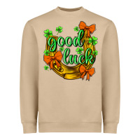 Mushroom St.Patrick's Good Luck Heavyweight Sweatshirt - BundleAndBundleShop
