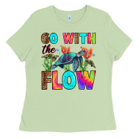 Matcha go with the flow Ladies Tee - RanaPortraitStore