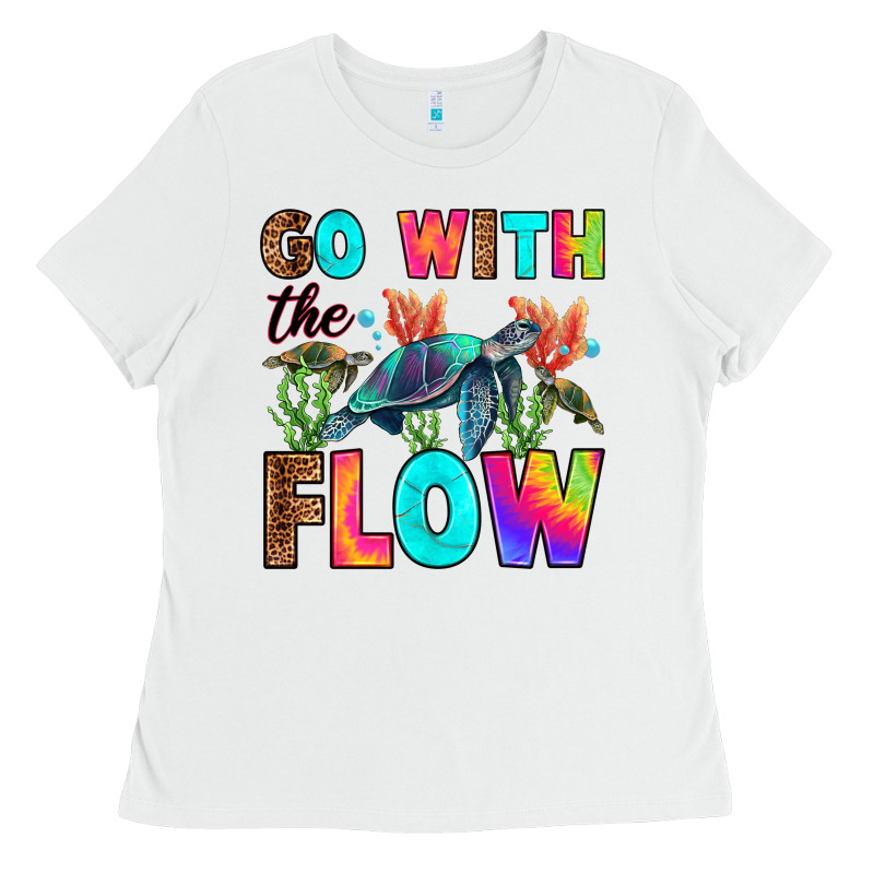 Go With The Flow Ladies Tee by RanaPortraitStore | Teevron