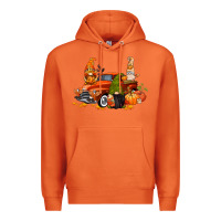 Carrot fall gnome truck Premium Hoodie - CowGirlArtShop