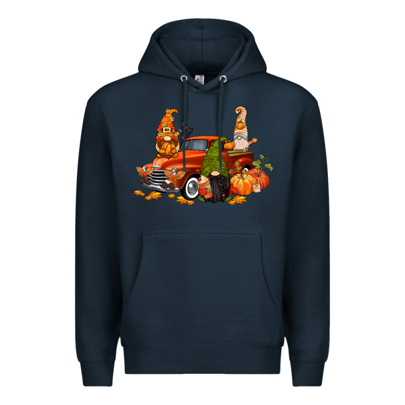 Fall Gnome Truck Premium Hoodie by CowGirlArtShop | Teevron