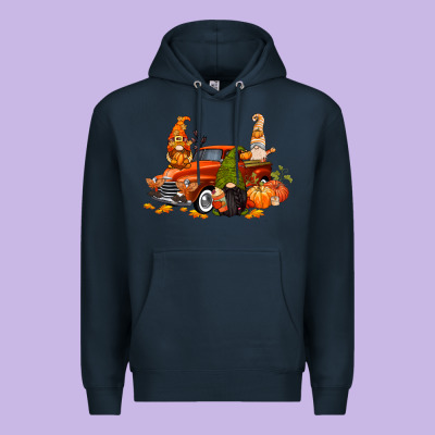 Fall Gnome Truck Premium Hoodie Designed By Cowgirlartshop