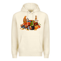 Sandshell fall gnome truck Premium Hoodie - CowGirlArtShop
