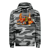 Slate Camo fall gnome truck Premium Hoodie - CowGirlArtShop