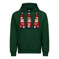 Forest Green Christmas Elfs Urban Hoodie - FaDigitalArtStudio