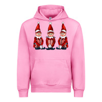 Fuchsia Pink Christmas Elfs Urban Hoodie - FaDigitalArtStudio