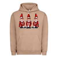 Pigment Burro Christmas Elfs Urban Hoodie - FaDigitalArtStudio