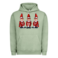 Pigment Oil Green Christmas Elfs Urban Hoodie - FaDigitalArtStudio