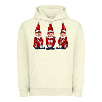Pigment Pistachio Christmas Elfs Urban Hoodie - FaDigitalArtStudio