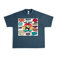 Midnight Navy ı keep all my dad jokes in a dad a base Urban Heavy Tee - MaliasSmallBusiness