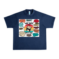 Navy ı keep all my dad jokes in a dad a base Urban Heavy Tee - MaliasSmallBusiness